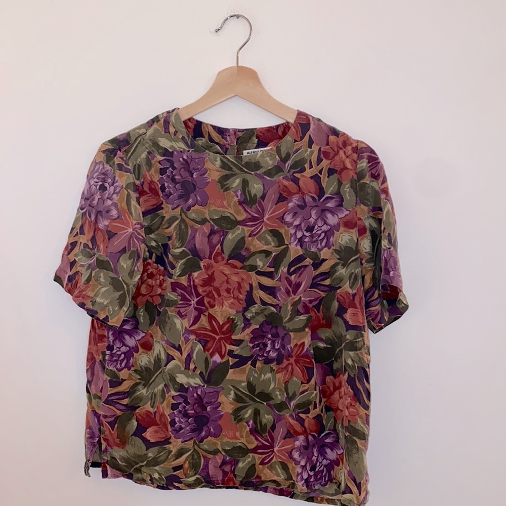 Alfred Dunner 100%SILK Shirt
